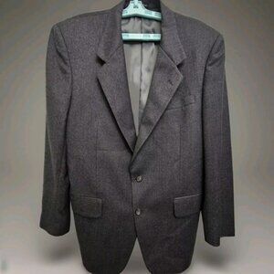Todays Man Sport Coat Mens Sz 41 R Brookcraft Gray Wool Blazer Jacket